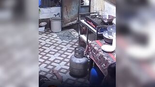 In Phillipines, Wife assaulted her husband over some random issues; Husband, a Police