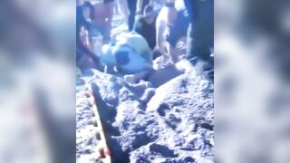 SAD: Little Girl and Her Brother Buried in Beach Sinkhole Collapse on Beach.