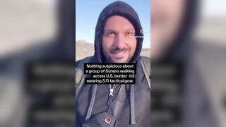 Nothing Suspicious about Syrians Crossing the U.S border Wearing 5.11 Tactical Gear