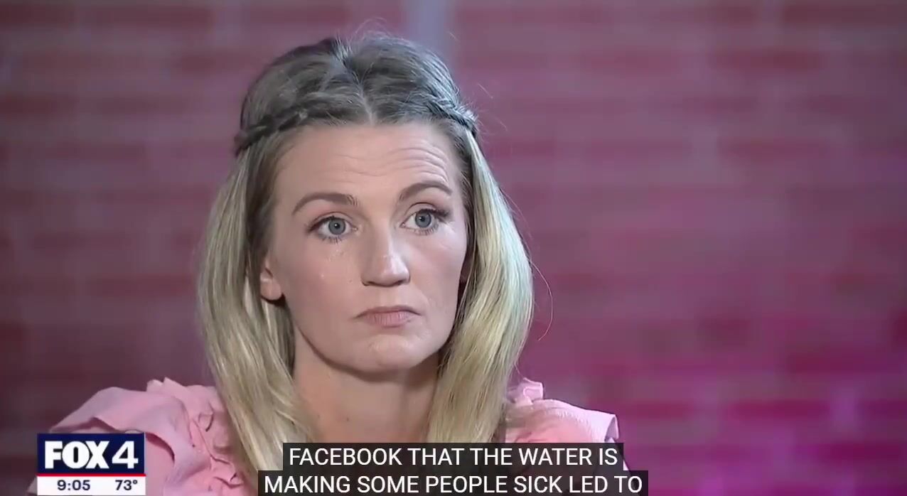 A woman in Texas was arrested after she made a Facebook post sounding the alarm about