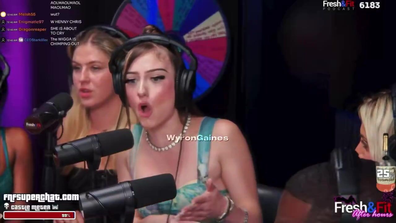 Wigger chick goes absolutely apeshit and wants to fight Myron!
