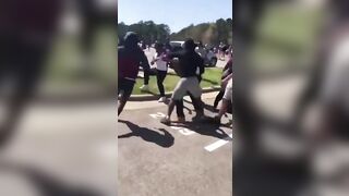 Goliath of a Kid is Jumped by 10 Dudes.... Sends 2 of Them into a Different Dimension
