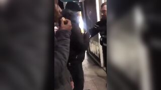 You Cannot Police Garbage Like This...Police KO'd by Black Man