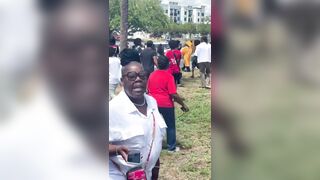 A massive brawl broke out during a graduation ceremony at Boca Ciega High School