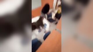 Student lost his Shirt and all Dignity after Brawl with Females in Class
