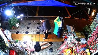Grocery Store Owner Electrocuted After Live Wire Falls On Wet Ground