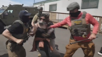 Clashes outside Delaney Hall ICE detention facility