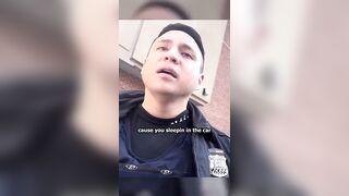 NYPD: Officer gets Caught Sleeping on the Job and is Pissed Off at Man who Caught Him