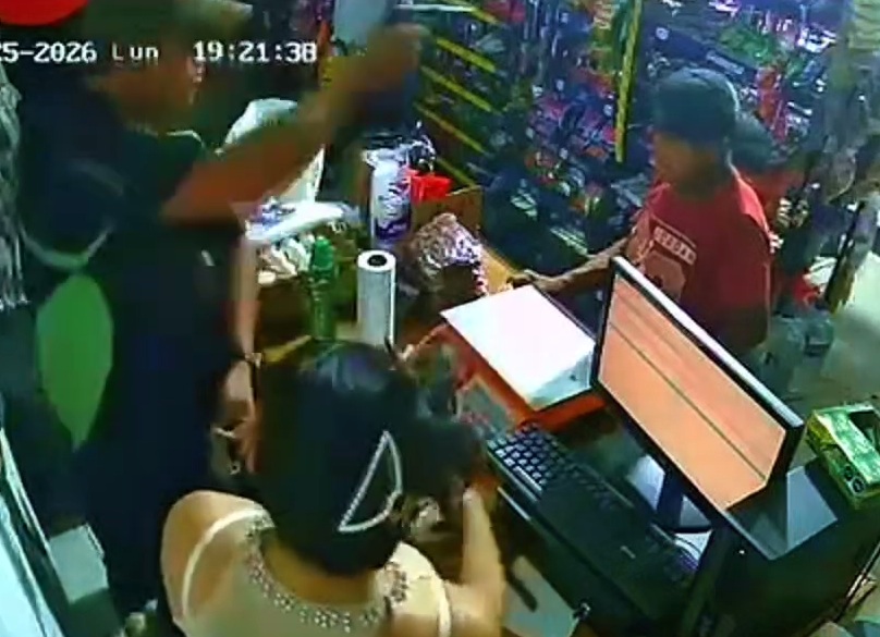 Hero Man saves Woman with a Machete
