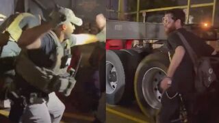 Rioter Got Foot Crushed By Truck While Trying To Run From ICE Agents