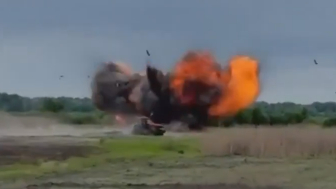 Drone nearly killed a farmer in the middle of a field in Ukraine