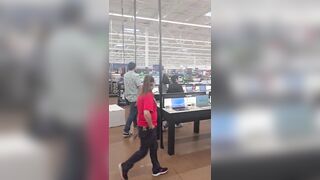 Black Woman Has A Walmart Meltdown