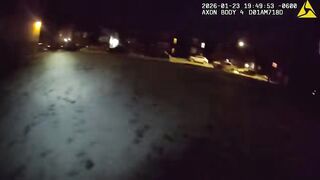 CPD officer shooting through the windshield of his squad car to neutralize a gunman