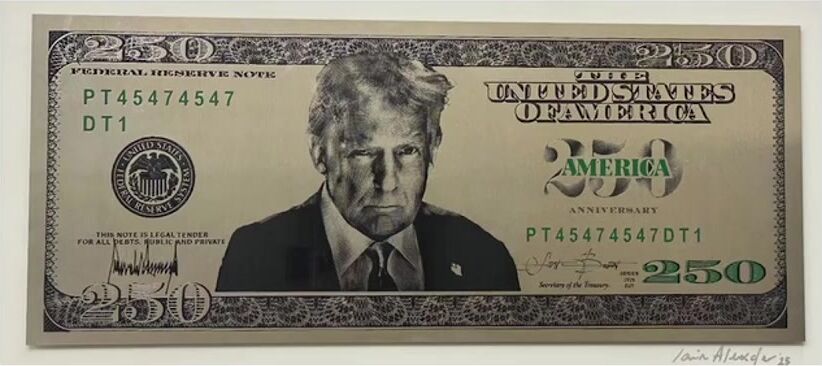 US $250 Dollar Bill With Trump's Portrait?