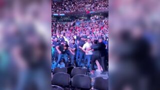 Brawl in the Crowd of UFC Fight Night features Knock Out Artist who Should be in the UFC