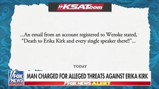 A San Antonio man has just been arrested for threatening to KlLL ERIKA KIRK