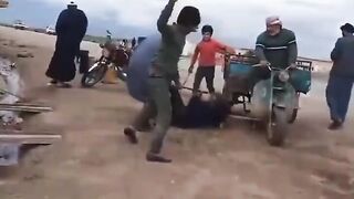 SHOCK! Poor Syrian Girl Brutally Beaten by Her Family in Violent Display of Sharia Law (See Info)