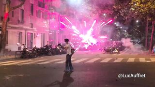 This is Paris tonight. A war zone. Muslims are literally destroying Europe.