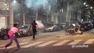 This is Paris tonight. A war zone. Muslims are literally destroying Europe.
