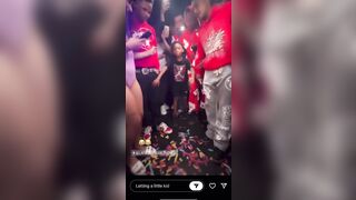 Strippers Twerk for 9 Year Old Rapper..Money Talks for these Bottom Feeders