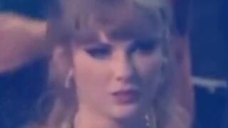 Watch Taylor Swift Shake Her Head "No" when someone Thanks God for their Career