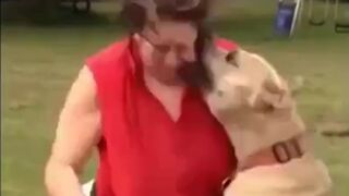 Woman Records as Her Own Dog tries to Bite Her Face Off (Watch Until End)