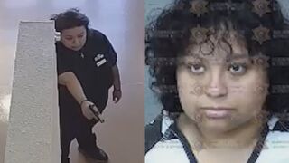 Arizona police shoot woman armed with gun in lobby