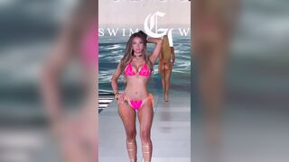 Sophie Rain second walk for Miami swim week