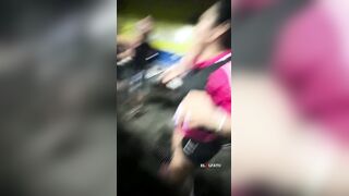 A dispute between women participating in a football match escalated into a violent brawl