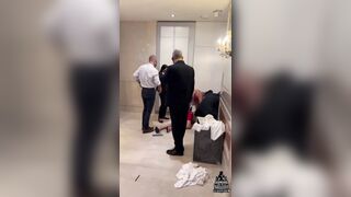 Karen gets upset becaus Diamond Hilton member is getting service before everyone else