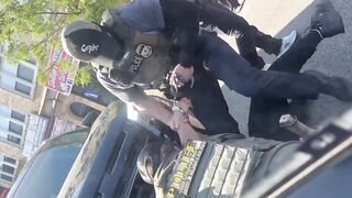 Albany Park, IL: ICE agents had to forcibly detain this Juan while a pack of Rabid Re