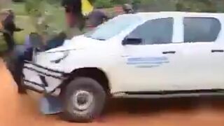 Ugandan Protestor is Killed by Gov't Vehicle who doesn't Give a Fu*k