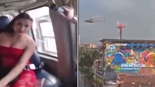 Shocking Cell Phone Footage From inside Helicopter as it Crashes. (w/CCTV Crash Footage)