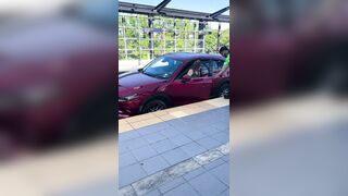 Car drives onto light rail tracks at Seattle's Mount Baker station