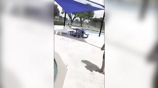 Confronted for Bothering Little Girls at the Pool gets Instant Justice