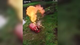 Trying to Put out a Fire can be Funnier than you Think