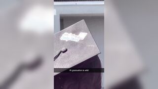 This girl showed up to her graduation ceremony with a link to her OnlyFans page