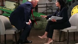 President Trump CUTS OFF and WALKS OUT of a Kristen Welker interview