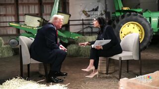 President Trump CUTS OFF and WALKS OUT of a Kristen Welker interview