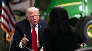 President Trump CUTS OFF and WALKS OUT of a Kristen Welker interview