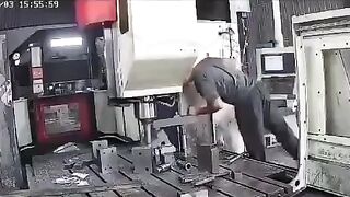 Chinese Factory Worker is Beheaded by Machine....Wrong Place to put your Head