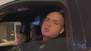 LAPD Officer Caught Smoking, Then Hits The Gas As Citizen Demands Answers