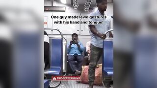 A Woman shares her Experience on a Chennai train in India . Bunch of Pervs sticking Tongue out etc