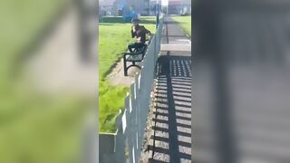 Scotland: Migrant hanging around children’s park gets taught a lesson