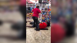 Gas Station Worker Tackles Homeless Man Accused of Trying to Steal From Store