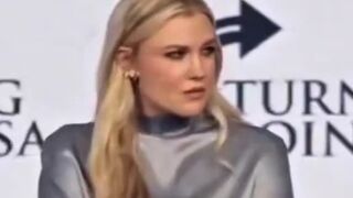 Erika Kirk was heckled during her speech at the Turning Point USA