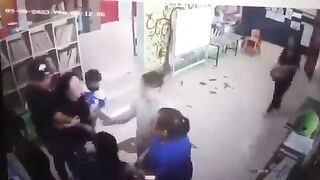 Father Discovers Teacher is Beating his Kid...Delivers Smack Justice