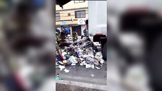 Colombia: Homeless Man Sleeping in Garbage is Crushed by Compactor Truck