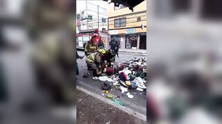 Colombia: Homeless Man Sleeping in Garbage is Crushed by Compactor Truck