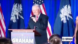 Lindsey Graham: "Mr. President, you're not far behind God."